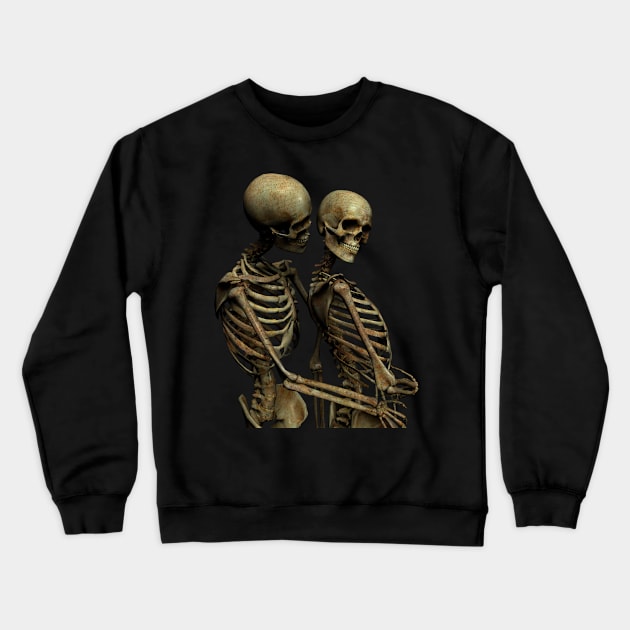 Death  Love Crewneck Sweatshirt by Blind Man Studio